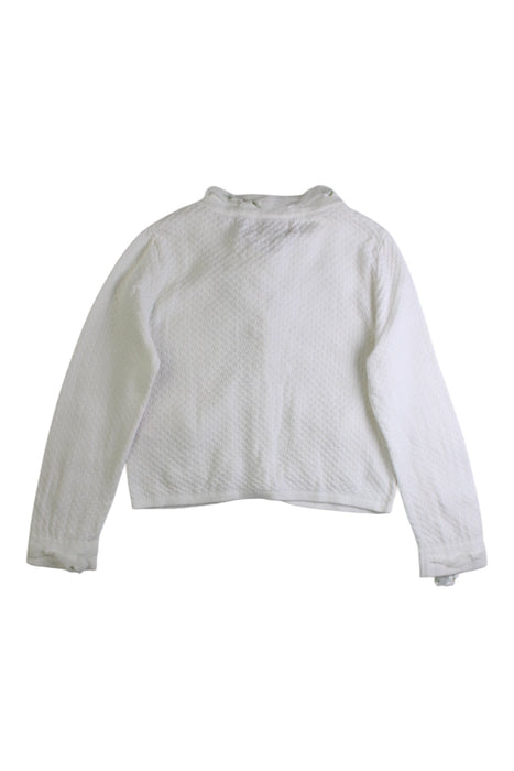 A White Cardigans from Nicholas & Bears in size 4T for girl. (Back View)