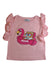 A Pink Sleeveless Tops from Moschino in size 8Y for girl. (Front View)