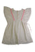 A Beige Sleeveless Dresses from Louise Misha in size 8Y for girl. (Back View)