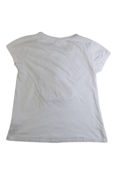 A White Short Sleeve T Shirts from Seed in size 7Y for girl. (Back View)