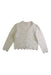 A White Cardigans from Nicholas & Bears in size 4T for girl. (Front View)