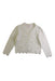 A White Cardigans from Nicholas & Bears in size 4T for girl. (Front View)