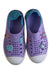 A Purple Slip Ons from Skechers in size 6T for girl. (Back View)