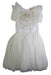 A White Sleeveless Dresses from Tutu Du Monde in size 6T for girl. (Front View)