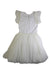 A White Sleeveless Dresses from Tutu Du Monde in size 6T for girl. (Back View)