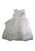 A White Sleeveless Dresses from Joan Calabrese in size 2T for girl. (Back View)