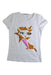A White Short Sleeve T Shirts from I Pinco Pallino in size 8Y for girl. (Front View)