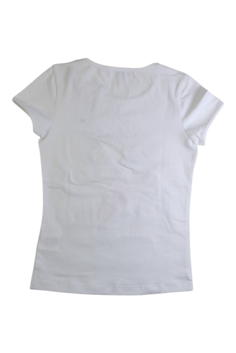 A White Short Sleeve T Shirts from I Pinco Pallino in size 8Y for girl. (Back View)