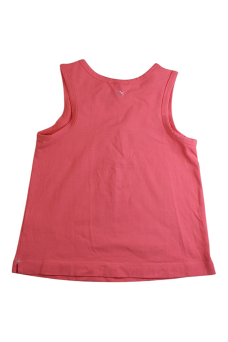 A Pink Sleeveless Tops from Nanos in size 6T for girl. (Back View)