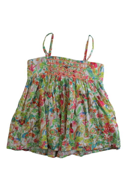 A Multicolour Sleeveless Tops from Bonpoint in size 6T for girl. (Front View)