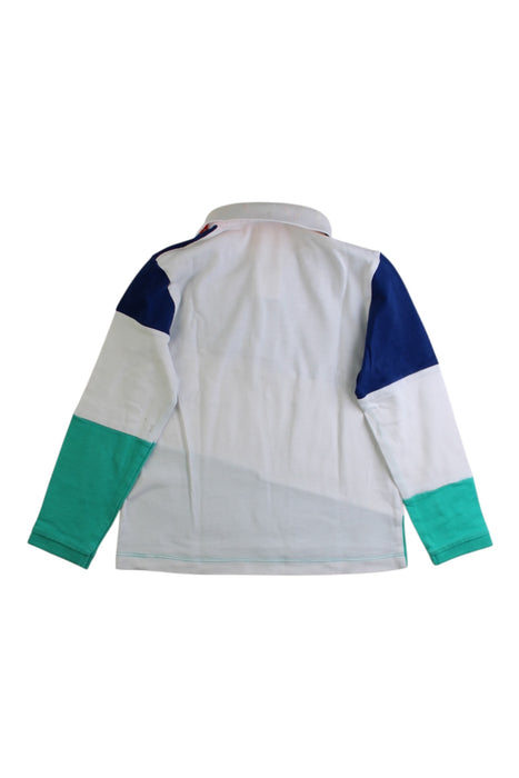 A Multicolour Long Sleeve Polos from Jacadi in size 4T for boy. (Back View)
