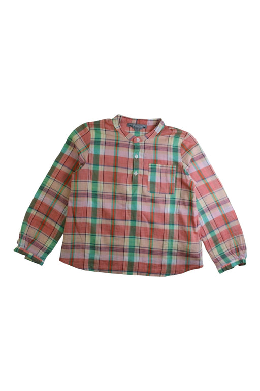 A Multicolour Long Sleeve Polos from Bonpoint in size 6T for boy. (Front View)
