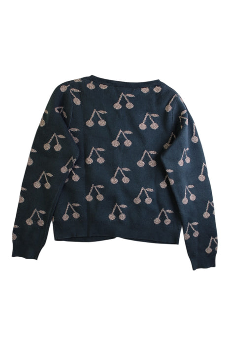 A Navy Cardigans from Bonpoint in size 8Y for girl. (Back View)