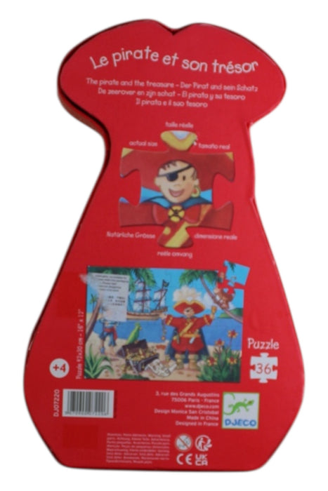 A Multicolour Board Games & Puzzles from Djeco in size 4T for neutral. (Back View)