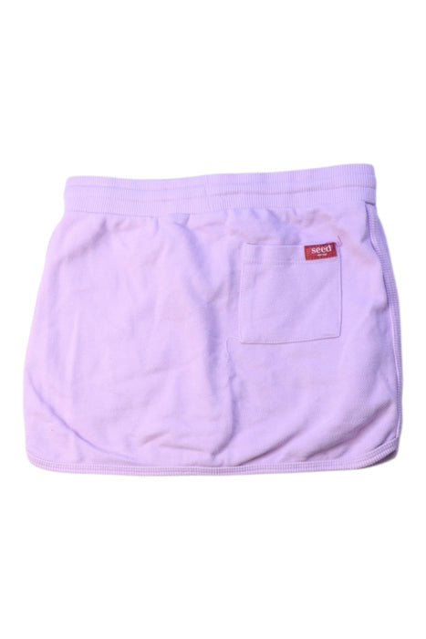 A Purple Short Skirts from Seed in size 7Y for girl. (Back View)