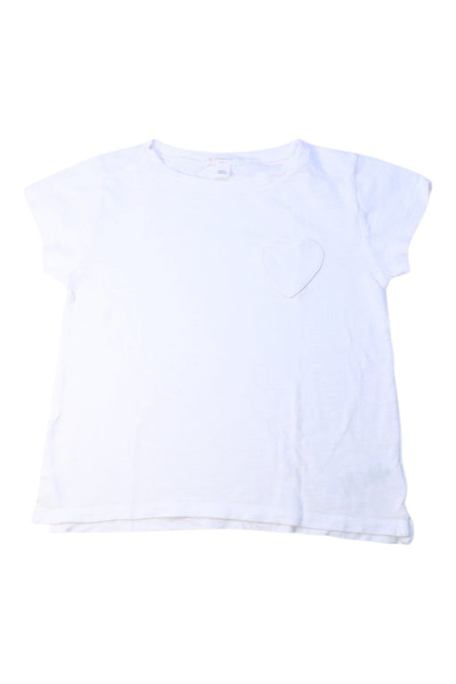 A White Short Sleeve T Shirts from Crewcuts in size 4T for girl. (Front View)