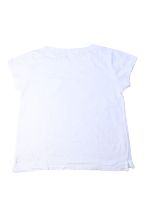 A White Short Sleeve T Shirts from Crewcuts in size 4T for girl. (Back View)