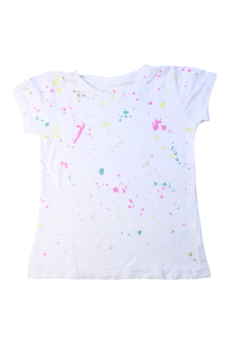 A Multicolour Short Sleeve T Shirts from Crewcuts in size 4T for girl. (Front View)