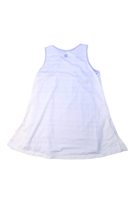 A White Sleeveless Dresses from Moody Tiger in size 4T for girl. (Back View)