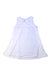 A White Sleeveless Dresses from Moody Tiger in size 4T for girl. (Back View)