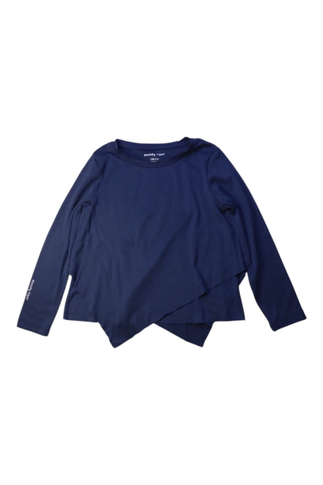 A Navy Long Sleeve Tops from Moody Tiger in size 5T for girl. (Front View)