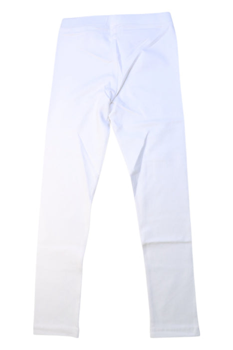 A White Leggings from Crewcuts in size 7Y for girl. (Back View)