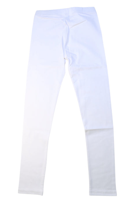 A White Leggings from Crewcuts in size 8Y for girl. (Back View)