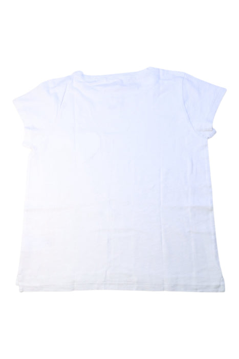 A White Short Sleeve T Shirts from Crewcuts in size 10Y for girl. (Back View)