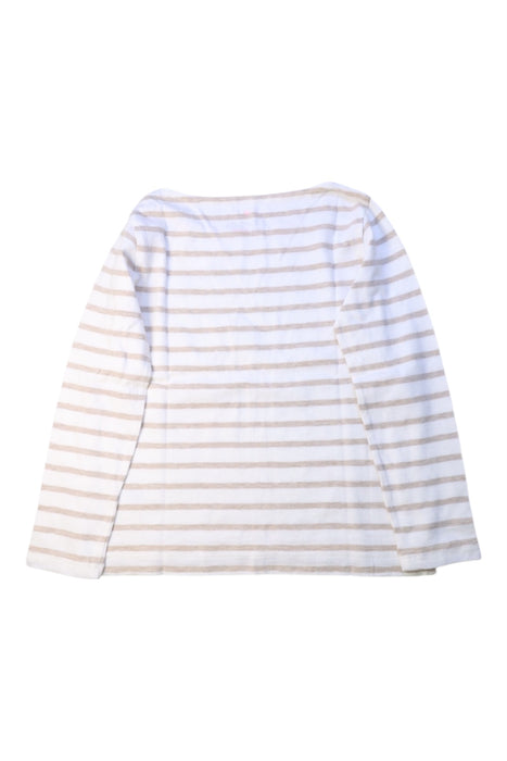 A White Long Sleeve Tops from Crewcuts in size 6T for girl. (Back View)