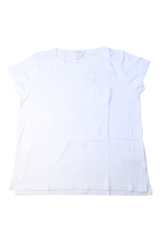 A White Short Sleeve T Shirts from Crewcuts in size 8Y for girl. (Front View)