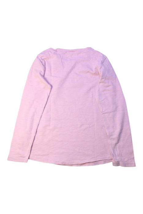 A Pink Long Sleeve T Shirts from Crewcuts in size 6T for girl. (Back View)
