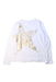 A White Long Sleeve Tops from Crewcuts in size 6T for girl. (Front View)