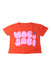 A Orange Short Sleeve T Shirts from Crewcuts in size 6T for girl. (Front View)