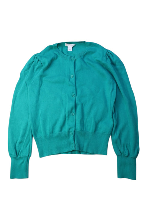 A Teal Cardigans from Crewcuts in size 8Y for girl. (Front View)