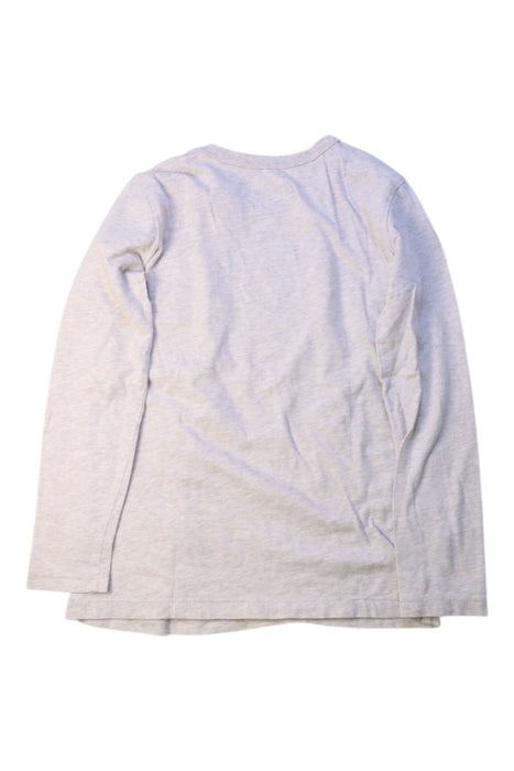 A Beige Long Sleeve T Shirts from Crewcuts in size 6T for girl. (Back View)