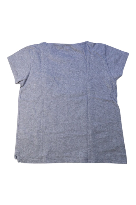 A Grey Short Sleeve T Shirts from Crewcuts in size 6T for girl. (Back View)