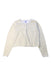 A Ivory Cardigans from Petit Bateau in size 6T for girl. (Front View)