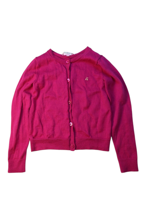 A Pink Cardigans from Bonpoint in size 6T for girl. (Front View)