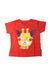 A Red Short Sleeve T Shirts from Coq en Pâte in size 4T for boy. (Front View)