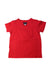 A Red Short Sleeve T Shirts from Miki House in size 4T for boy. (Back View)