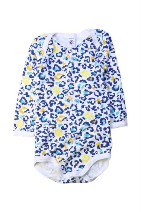 A Multicolour Long Sleeve Bodysuits from Petit Bateau in size 12-18M for girl. (Front View)