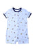 A Blue Short Sleeve Rompers from Ralph Lauren in size 12-18M for boy. (Front View)