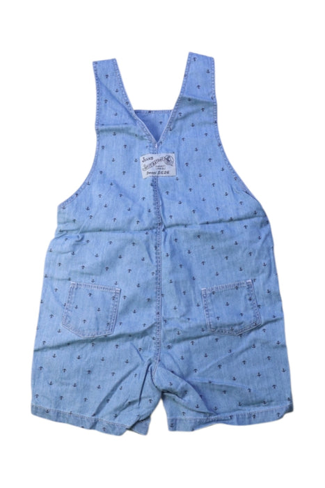 A Blue Overall Shorts from Petit Bateau in size 12-18M for neutral. (Back View)