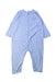 A Blue Onesies from Petit Bateau in size 12-18M for boy. (Front View)
