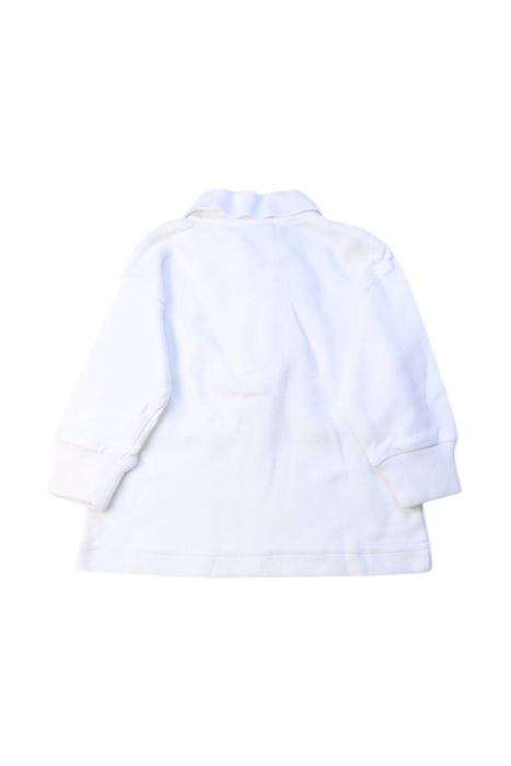 A White Long Sleeve Polos from Florence Eiseman in size 6-12M for boy. (Back View)