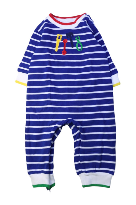 A Blue Long Sleeve Jumpsuits from Florence Eiseman in size 12-18M for boy. (Front View)