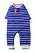 A Blue Long Sleeve Jumpsuits from Florence Eiseman in size 12-18M for boy. (Front View)
