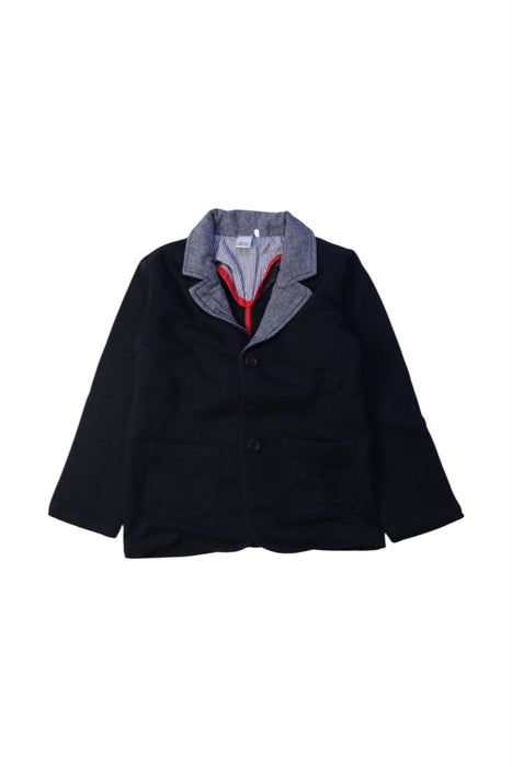 A Black Blazers from Petit Lem in size 2T for boy. (Front View)