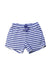 A Blue Shorts from Petit Bateau in size 3T for boy. (Front View)