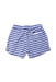 A Blue Shorts from Petit Bateau in size 3T for boy. (Back View)